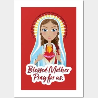 Blessed Mother Posters and Art